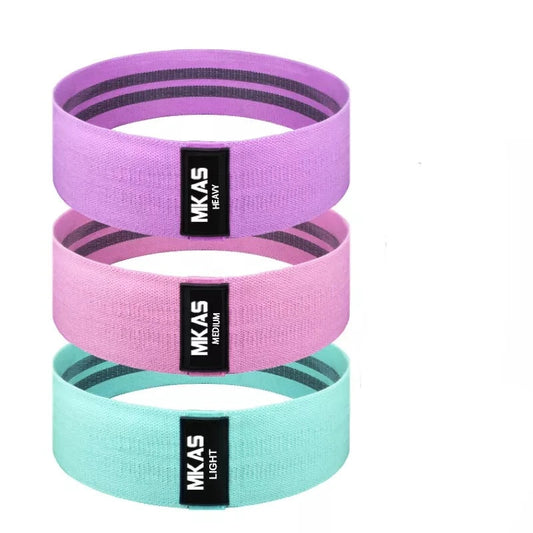 3PCS Elastic Yoga Resistance Bands Set